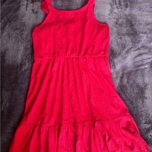 Zunie Red Casual Kids Dress